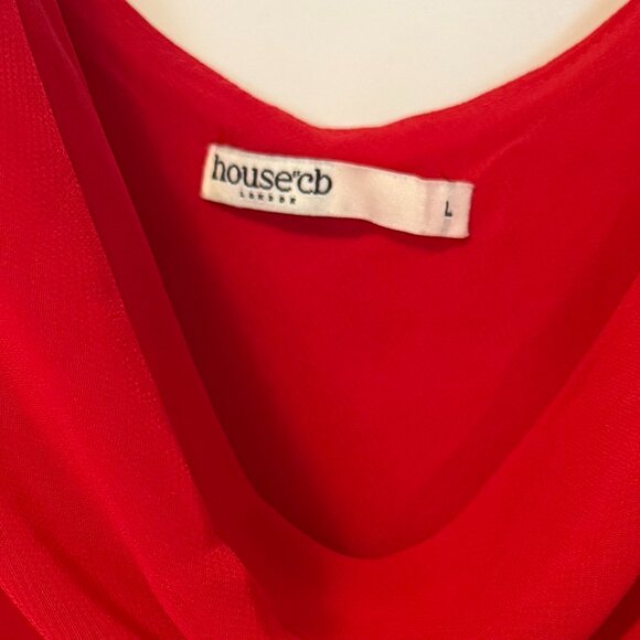 Ariela cherry ruffle maxi dress- Size L - Never worn - Picture 3 of 4